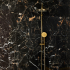 Panneau Mural PVC | 90x260 cm | Dumawall Portoro Gold Glossy XL