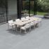 Ceramic terrace Tile | 60x60 cm | Tilestone Stone Granit Grey