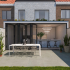 Ceramic terrace Tile | 80x80 cm | Tilestone Arc Smoke
