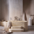 Keramische vloer- en wandtegel | 60x120 cm | vtwonen Portland Travertine Marfil