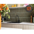 Keramische wandtegel | 5x25 cm | Materia Curve Green
