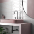 Keramische wandtegel | 5x40 cm | Vitral Axis Light Grey