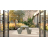 Ceramic terrace Tile | 59.2x59.2 cm | Terrazzo Beige