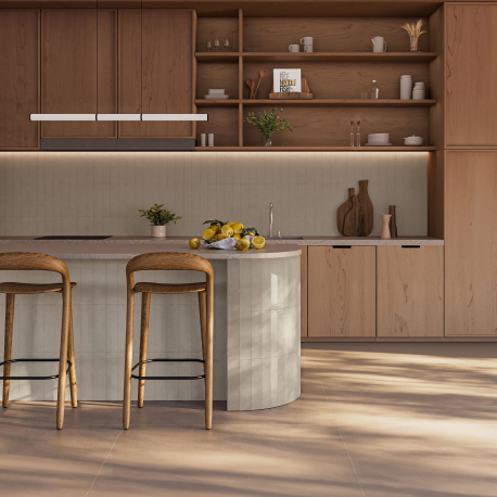 Ceramic wall tile | 7.7x30.5 cm | Barra Cream