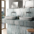 Keramische wandtegel | 6.5x20 cm | Artisan Aqua Glossy