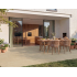 Carrelage extérieur en céramique | 60x120 cm | Travertin Sand