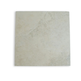 Carrelage extérieur en céramique | 59.2x59.2 cm | Velina Travertin Cross Cut Ivory
