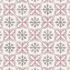 Ceramic floor and wall tile | 45x45 cm | Victorian Dusty Pink