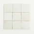 Handmade Moroccan Zellige | 10x10 cm | Zellige Soft White