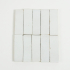 Handmade Moroccan Zellige | 5x15 cm | Zellige Soft White