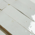 Handmade Moroccan Zellige | 5x15 cm | Zellige Soft White