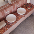Keramische wandtegel | 6.5x20 cm | Artisan Rose Mallow Glossy
