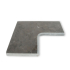 Natuursteen zwembadboord | 60x60 cm | Beijing Bluestone - Hoek