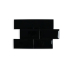 Ceramic wall tile | 10x20 cm | Biseauté Black