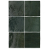 Keramische wandtegel | 13.2x13.2 cm | Artisan Moss Green Glossy