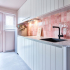 Keramische wandtegel | 13.2x13.2 cm | Artisan Rose Mallow Glossy