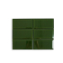 Keramische wandtegel | 10x20 cm | Biseauté Green 