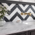 Keramische vloer- en wandtegel | 6x25 cm | Dama Bianco Carrara