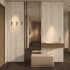 PVC wall panel | 120x280 cm | VYGO Wall Travertin Vein Cut Beige XL