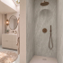 PVC wall panel | 120x280 cm | VYGO Wall Travertin Cross Cut Greige XL
