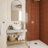 PVC wall panel | 90x260 cm | Dumawall Flow Terracotta XL