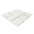 Mozaïek op net | 29x29 cm | Mono Off White