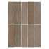 Keramische wandtegel | 6.5x23 cm | Faktum Taupe