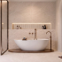 Keramische vloer- en wandtegel | 120x120 cm | Nomad Off White