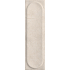Keramische wandtegel | 7x24.4 cm | Nomad Off White Oval