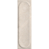 Keramische wandtegel | 7x24.4 cm | Nomad Off White Oval