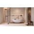 Keramische wandtegel | 7x24.4 cm | Nomad Off White Oval