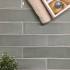 Keramische wandtegel | 7.5x30 cm | Majolica Soft Green
