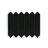 Keramische wandtegel | 5x25 cm | Lanse Black