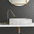 Keramische wandtegel | 5x25 cm | Lanse Black