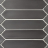 Keramische wandtegel | 5x25 cm | Lanse Black