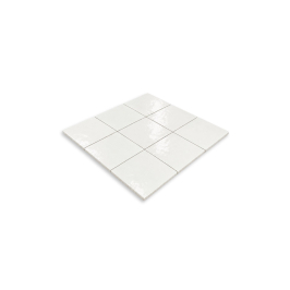Carreaux muraux en céramique | 13.2x13.2 cm | Artisan White Glossy