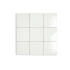 Ceramic wall tile | 13.2x13.2 cm | Artisan White Glossy