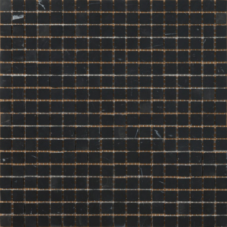 Mozaïek op net | 30.5x30.5 cm | Tilestone Sheffield Nero