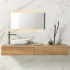 Polished ceramic tile | 60x120 cm | Marmi Oro Bianco