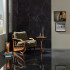 Polished ceramic tile | 60x120 cm | Marmi Black Supreme
