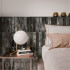 Ceramic wall tile | 25x1.1 cm | DNA Enamel Rounded Edge Charcoal