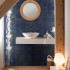 Ceramic wall tile | 10x10 cm | Zellige Manara Clay Meknes Marine