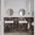 Ceramic wall tile | 12.5x12.5 cm | DNA Enamel Square Charcoal