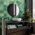Ceramic wall tile | 12.5x12.5 cm | DNA Enamel Square Moss