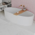 Polished ceramic tile | 60x120 cm | Marmi Bianco Di Elba