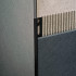 Profiel | 1x270 cm | L-Profiel Alu Gepoedercoat Zwart mat Gewafeld 