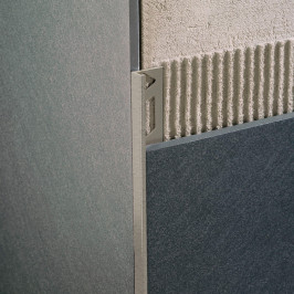 Profiel | 1.25x270 cm | L-Profiel Alu Gepoedercoat Dove Reliëf