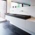 80x80 cm | Black Slate