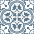 Ceramic floor and wall tile | 45x45 cm | Victorian Dover Blue