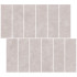 Mozaïek op net | 30x30 cm | Tilestone Stone Edge Greige Decor